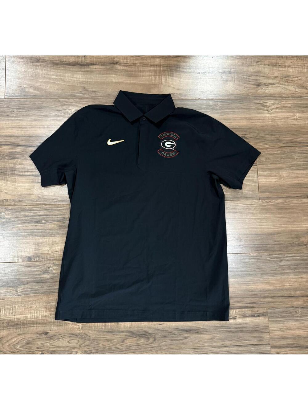 Nike Georgia Bulldogs UV Men's Woven Coaches Sideline Polo *Exclusive*